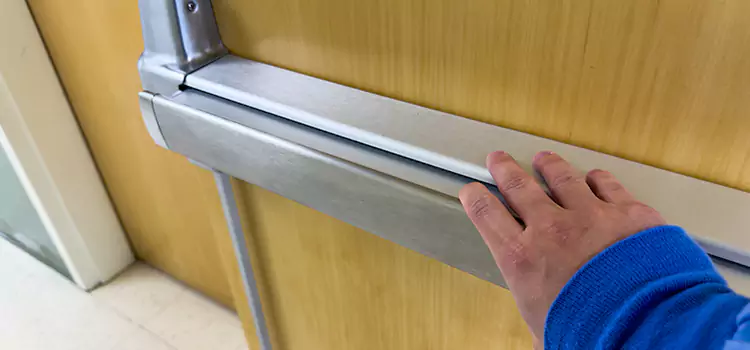 Installing a Push Bar on a Door Chanhassen